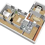 Flatista Homes - Station - 3br Lejlighed