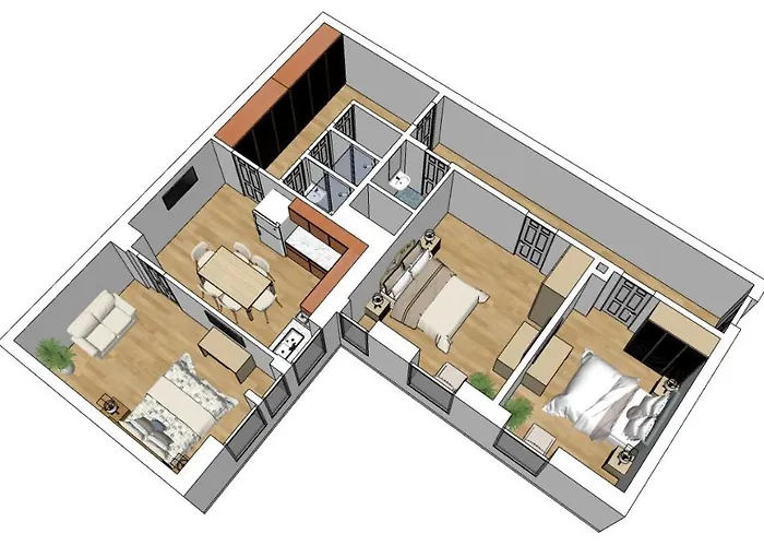 شقة Flatista Homes - Station - 3br *
